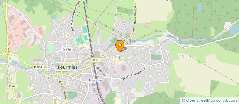 localisation de l'entreprise GABIMMOBILIER  FOURMIES