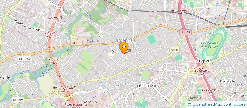 localisation de l'entreprise GABIN 23 à TOULOUSE