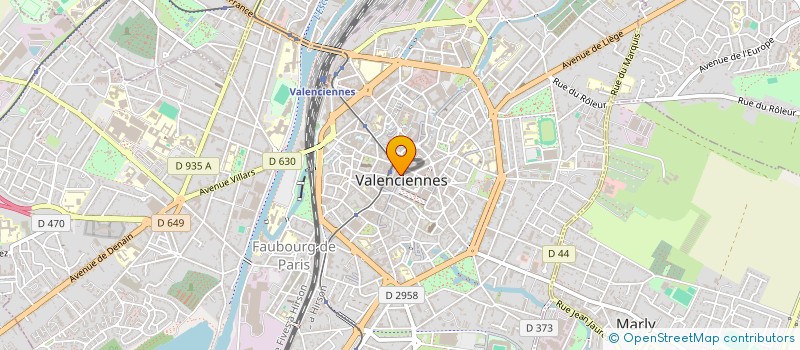 localisation de l'entreprise GABIN à VALENCIENNES