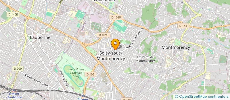 localisation de l'entreprise GABIN à SOISY-SOUS-MONTMORENCY