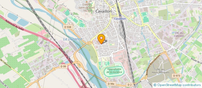 localisation de l'entreprise GABIN  CAVAILLON