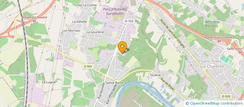 localisation de l'entreprise GABIN à FLEAC