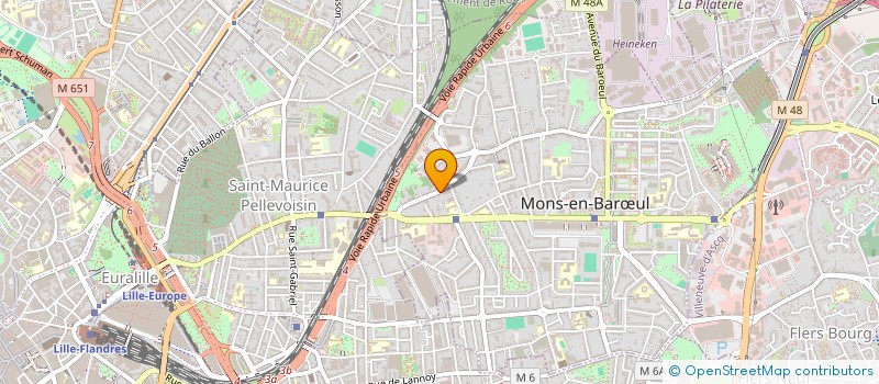 localisation de l'entreprise GABIN  MONS-EN-BARUL