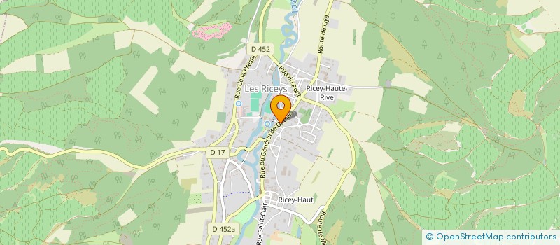 localisation de l'entreprise GABIN ET VIVIEN  LES RICEYS