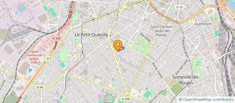 localisation de l'entreprise GABIN SENECAL ENT  LE PETIT-QUEVILLY