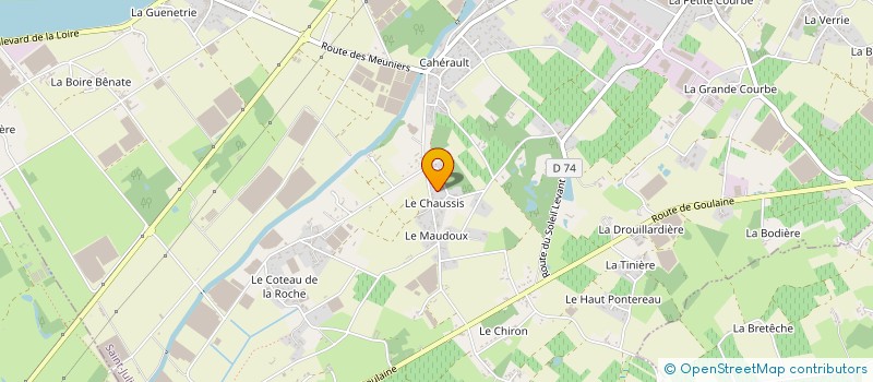 localisation de l'entreprise GABIN TRANSPORT à SAINT-JULIEN-DE-CONCELLES