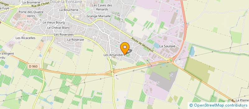 localisation de l'entreprise GABINES  DOUE-EN-ANJOU