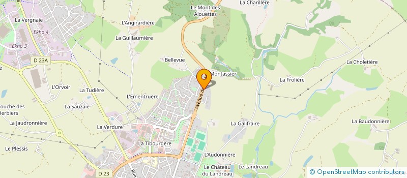localisation de l'entreprise GABINIE à LES HERBIERS