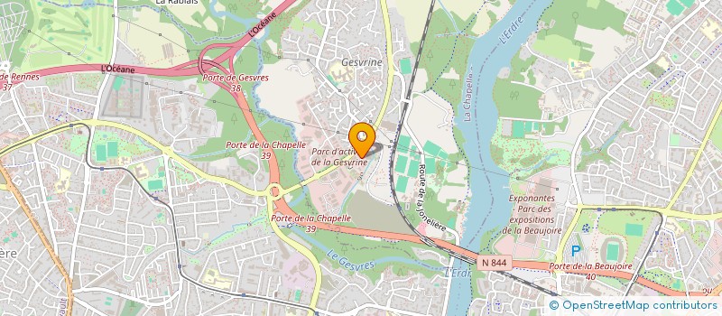 localisation de l'entreprise GABINUP à CHAPELLE-SUR-ERDRE (LA)