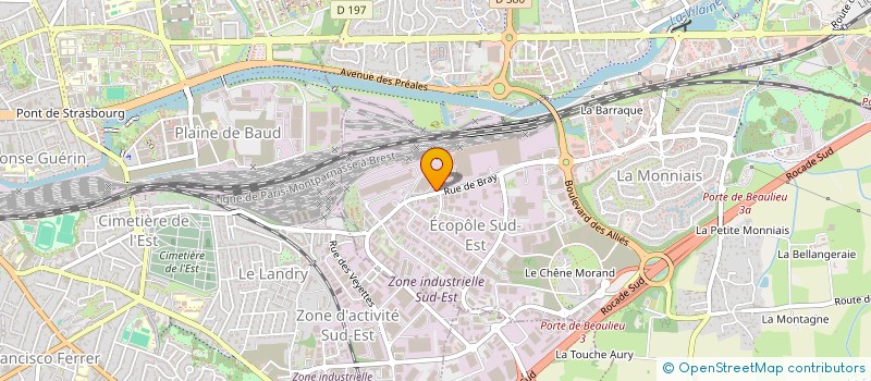 localisation de l'entreprise GABINVEST  CESSON-SEVIGNE