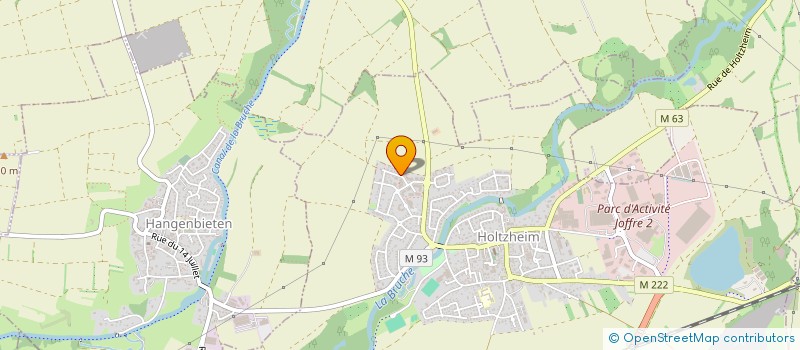 localisation de l'entreprise GABINVEST  OBERHAUSBERGEN