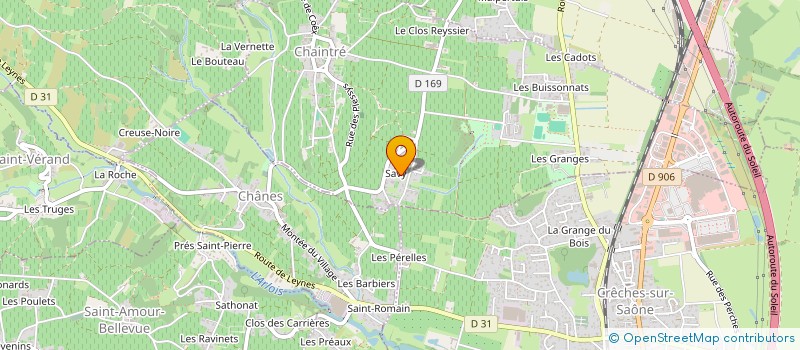 localisation de l'entreprise GABION MIDEY  LA CHAPELLE-DE-GUINCHAY