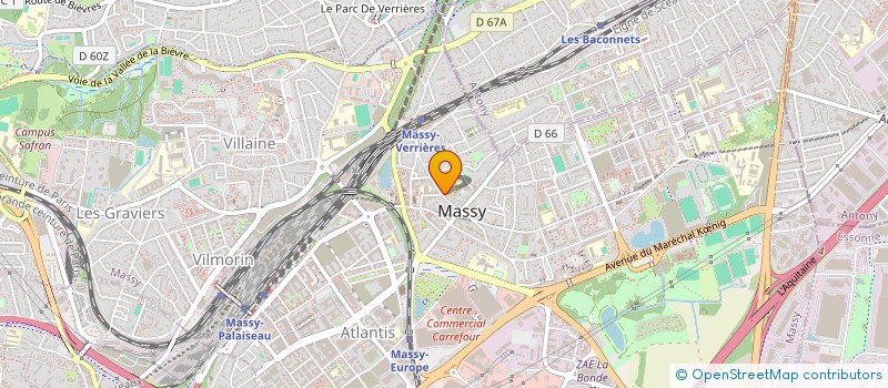 localisation de l'entreprise GABIPRO à MASSY