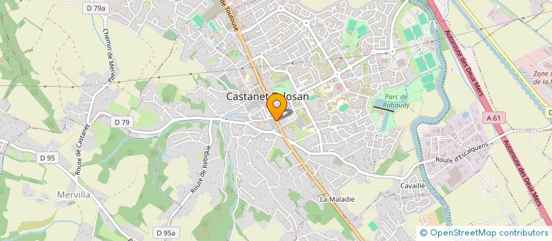 localisation de l'entreprise GABIS à CASTANET-TOLOSAN