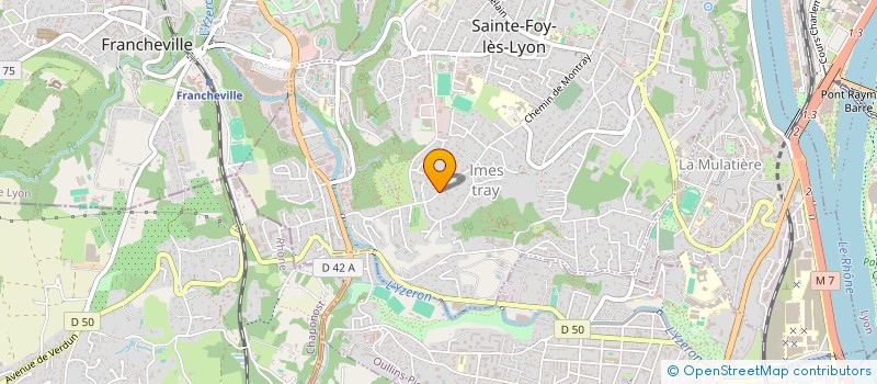 localisation de l'entreprise GABIX  SAINTE-FOY-LES-LYON