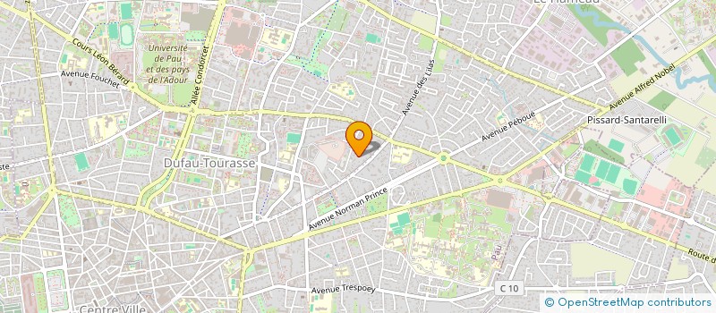localisation de l'entreprise GABIZOS à PAU