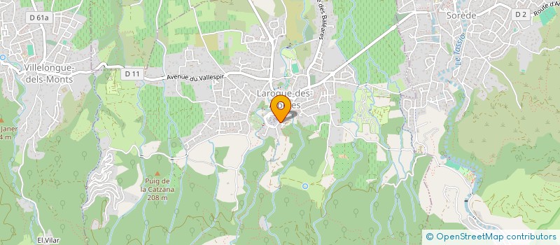 localisation de l'entreprise GABJAS  LAROQUE-DES-ALBERES