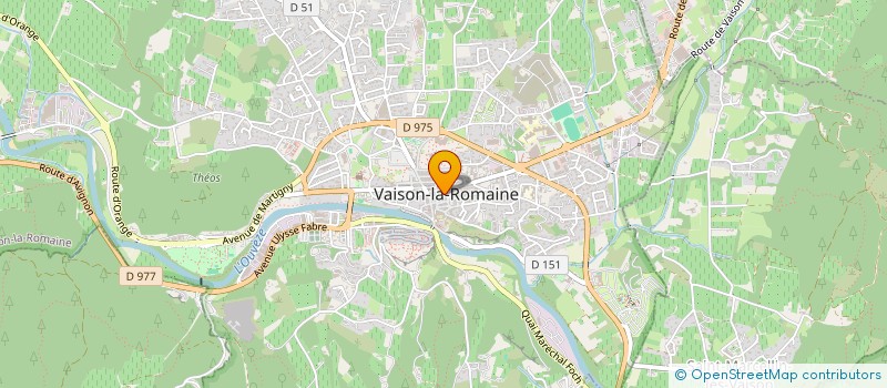 localisation de l'entreprise GABJUL FESTIVAL SARL  VAISON-LA-ROMAINE