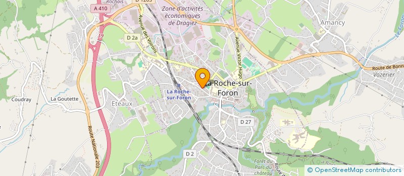 localisation de l'entreprise GABLAM  LA ROCHE-SUR-FORON