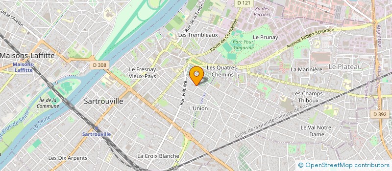 localisation de l'entreprise GABLAND RACING  SARTROUVILLE