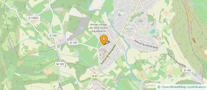 localisation de l'entreprise GABLAUD  TEYRAN