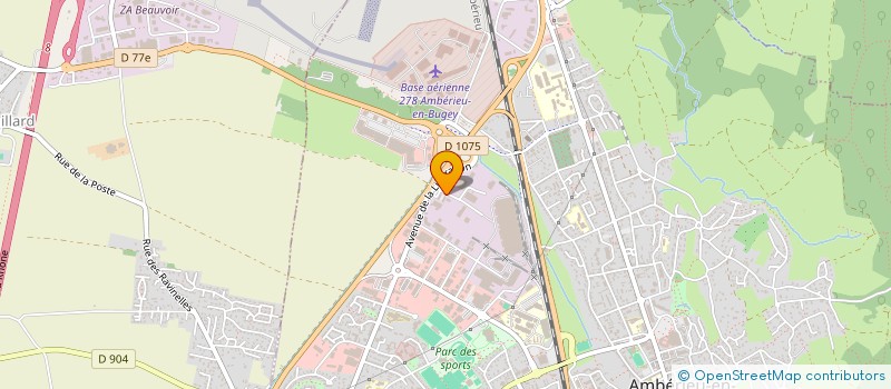 localisation de l'entreprise GABLEO à AMBERIEU-EN-BUGEY