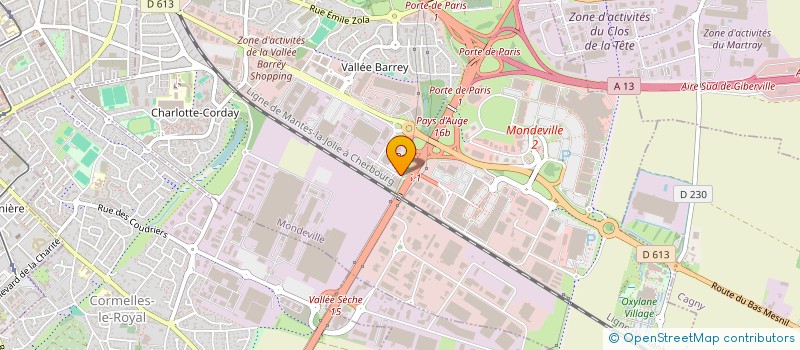 localisation de l'entreprise GABLEP  FLINS-SUR-SEINE