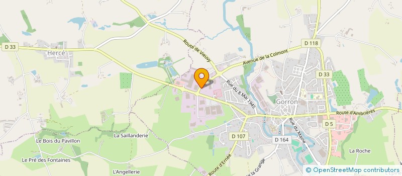 localisation de l'entreprise GABLI  GORRON