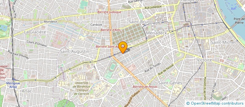 localisation de l'entreprise GABLICE  BORDEAUX