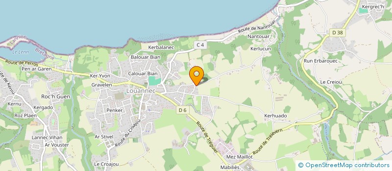 localisation de l'entreprise GABLOU  PERROS-GUIREC