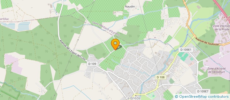 localisation de l'entreprise GABMAJU  LA BREDE