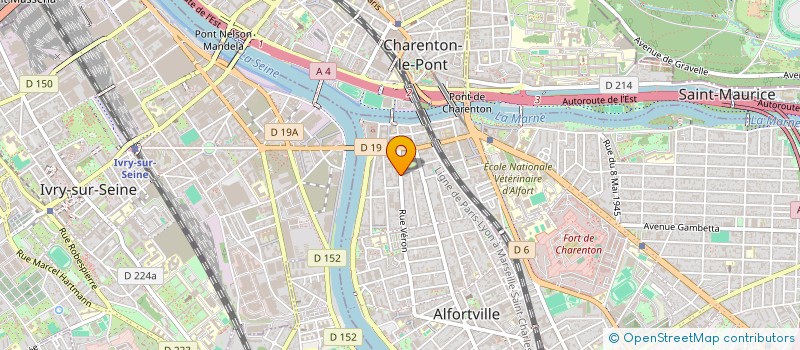 localisation de l'entreprise GABOMATH  ALFORTVILLE