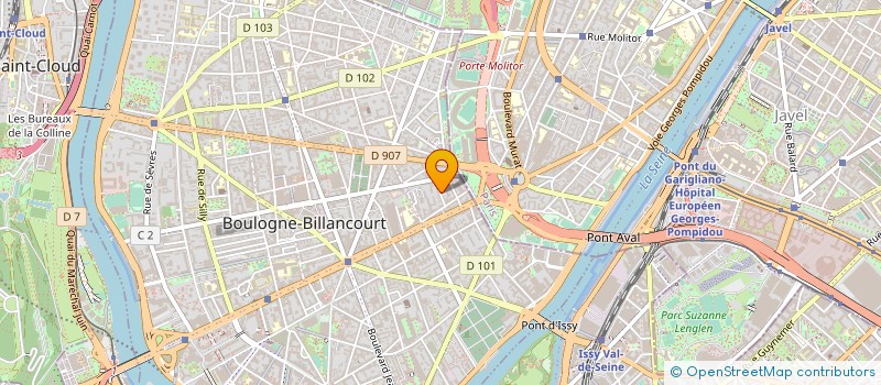 localisation de l'entreprise GABOO à BOULOGNE BILLANCOURT