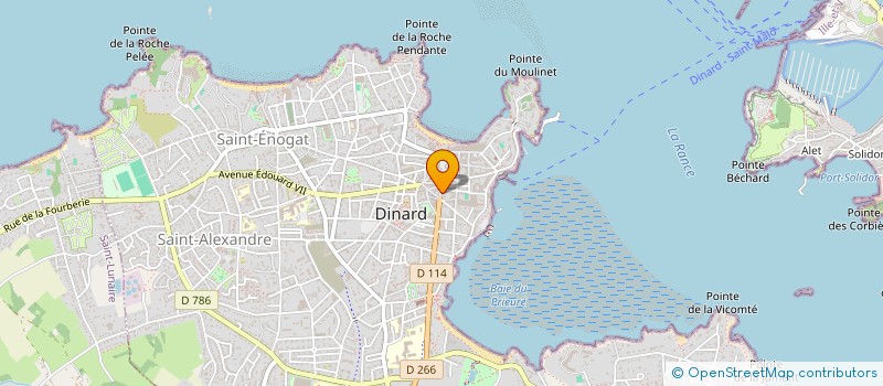 localisation de l'entreprise GABORET à DINARD