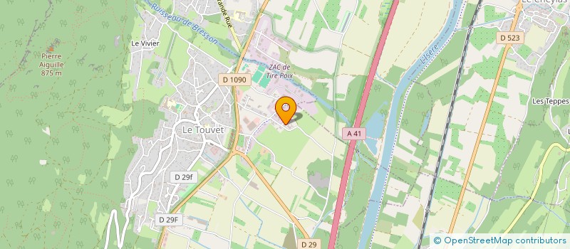 localisation de l'entreprise GABORIA  LE TOUVET