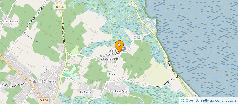 localisation de l'entreprise GABORIAU à DOLUS-D'OLERON