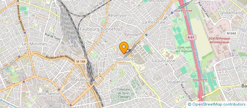 localisation de l'entreprise GABORIEAU BUCHER DE CHAUVIGNE INDIVISION à TOULOUSE