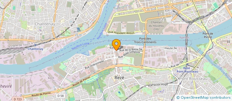 localisation de l'entreprise GABORIT à REZE