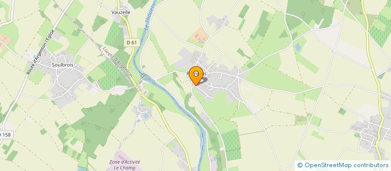 localisation de l'entreprise GABORIT  SAINTE-VERGE