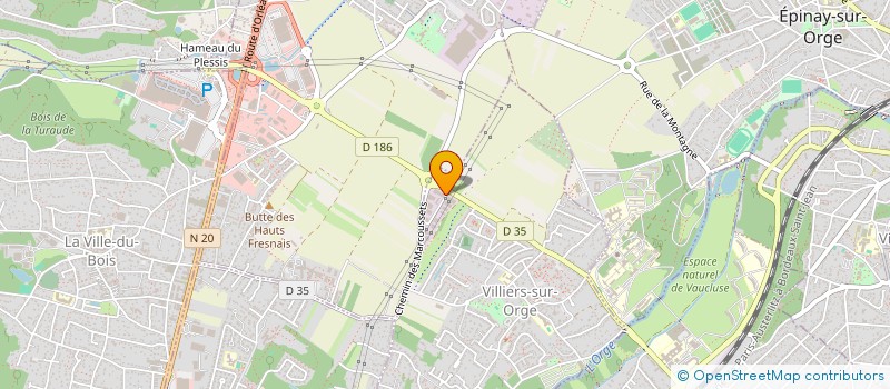 localisation de l'entreprise GABORIT ELEC  VILLIERS-SUR-ORGE