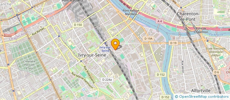 localisation de l'entreprise GABOSAND à IVRY-SUR-SEINE