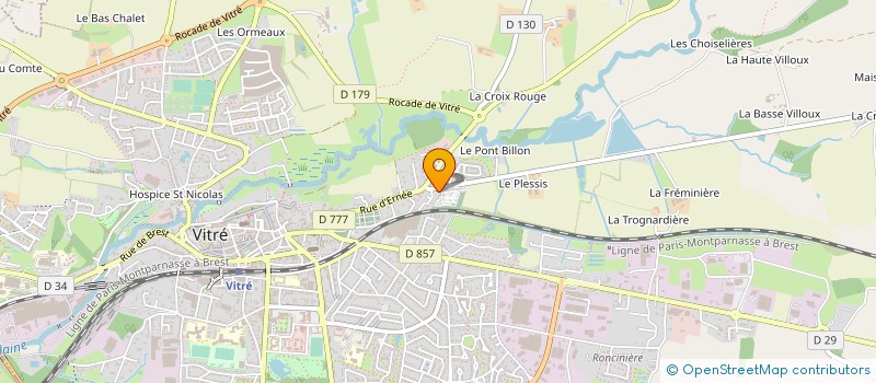 localisation de l'entreprise GABOTY  SAINT-M'HERVE