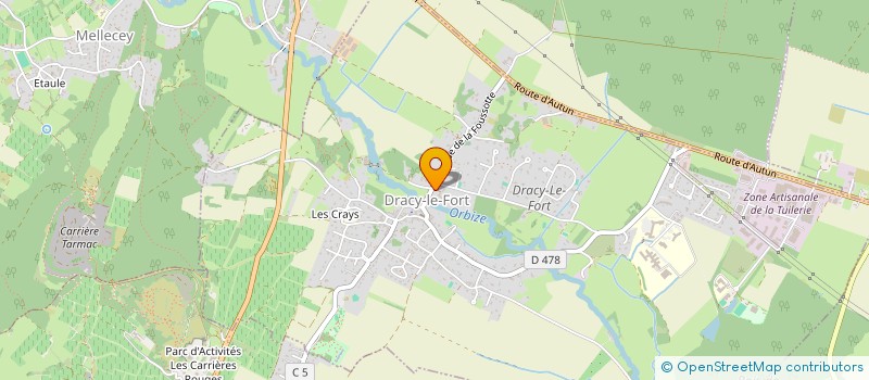 localisation de l'entreprise GABOU CONSEIL à DRACY-LE-FORT