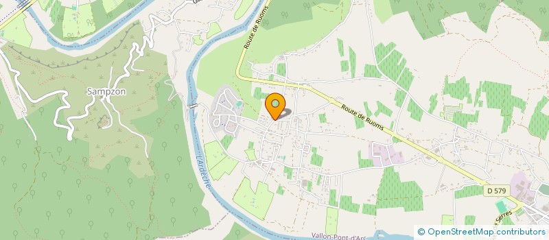 localisation de l'entreprise GABOZ à VALLON PONT D'ARC