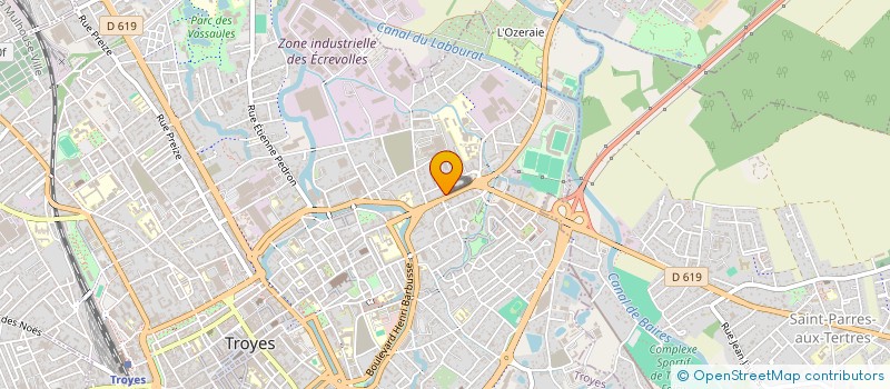 localisation de l'entreprise GABR DECO  TROYES