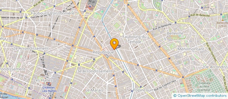 localisation de l'entreprise GABRIEL à PARIS