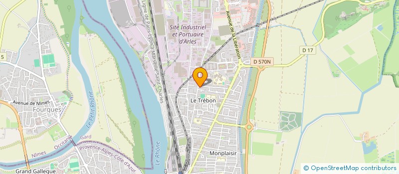 localisation de l'entreprise GABRIEL à ARLES