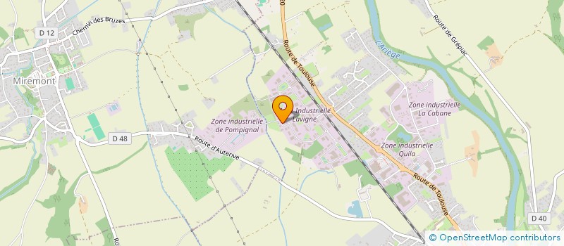 localisation de l'entreprise GABRIEL à AUTERIVE