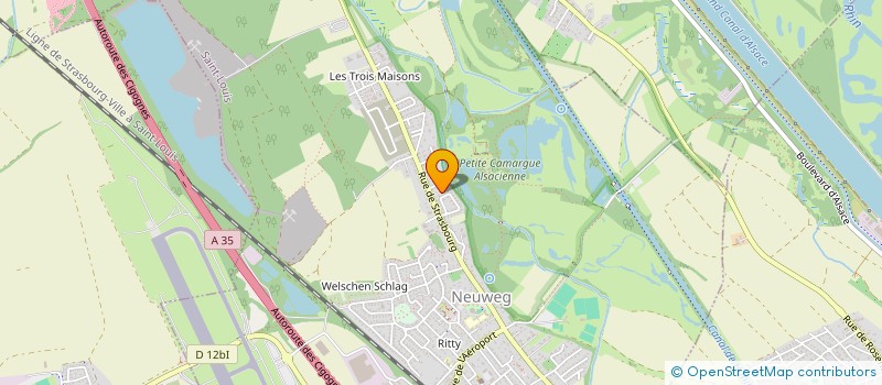 localisation de l'entreprise GABRIEL  SAINT-LOUIS