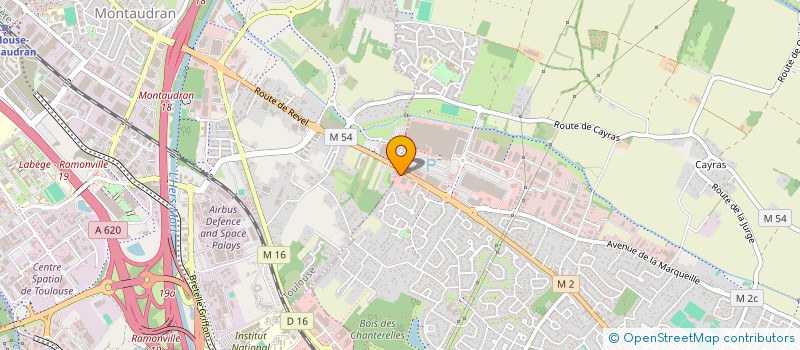 localisation de l'entreprise GABRIEL  SAINT-ORENS-DE-GAMEVILLE